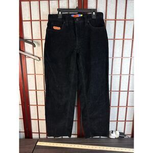 Empyre Loose Fit black corduroy skater pants.100% cotton. Baggy. Youth Size 25